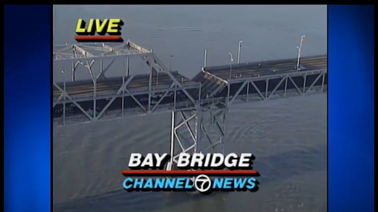 10-17-1989 San Francisco Earthquake - First Minutes (KGO TV)