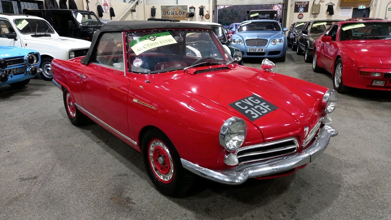 1968 NSU SPIDER | MATHEWSONS CLASSIC CARS | AUCTION: 12,13 & 14 MARCH 2025