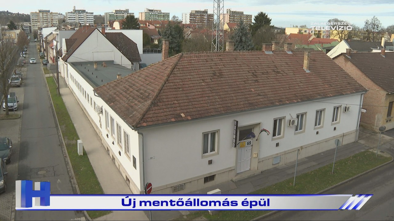 Új mentőállomás épül – ZTV Híradó 2026-02-12