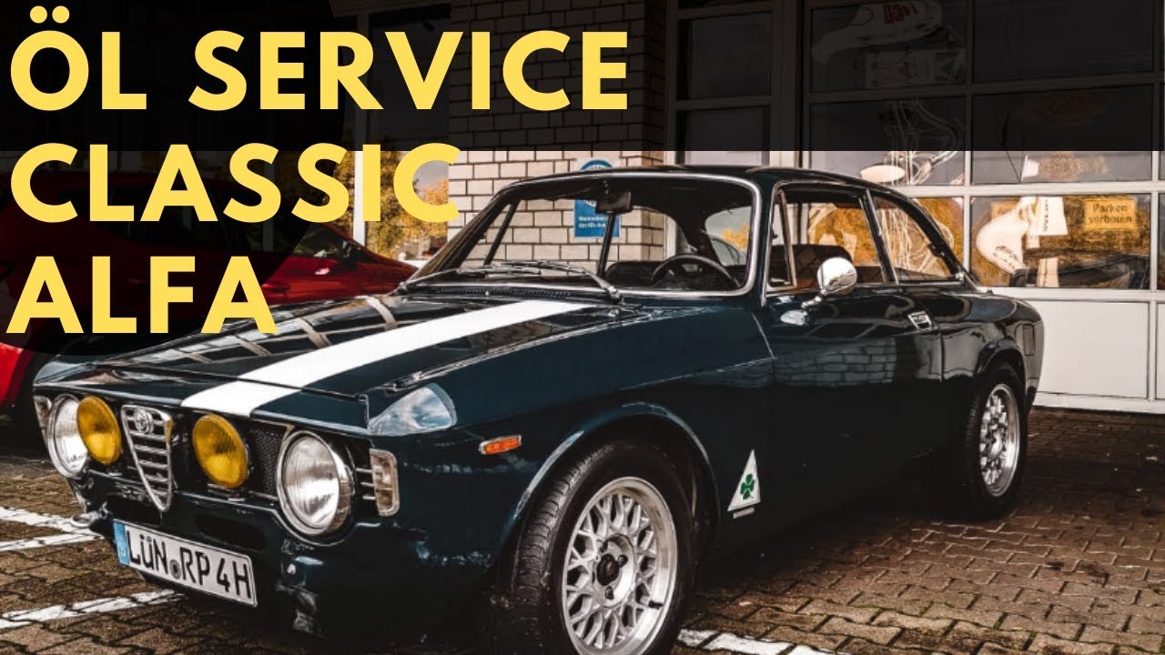 Classic Alfa Öl Service - Oil Change