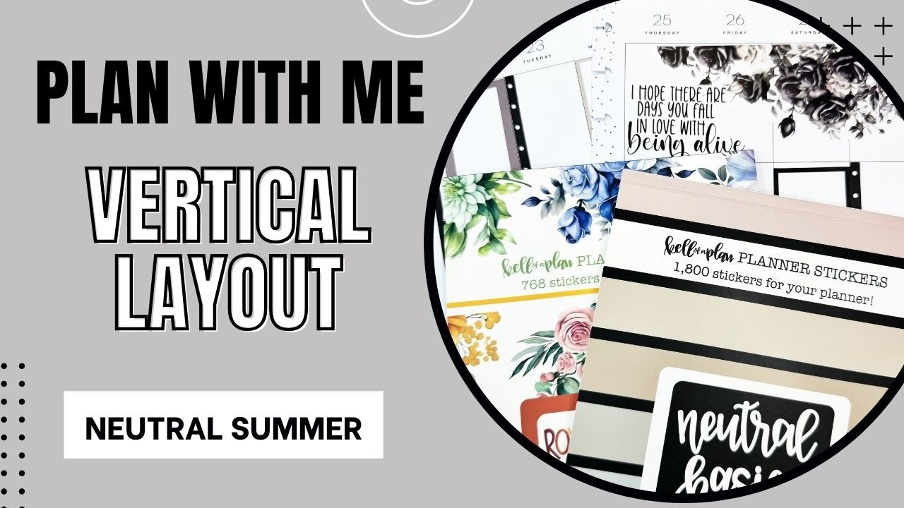 Plan With Me | Classic Vertical Happy Planner