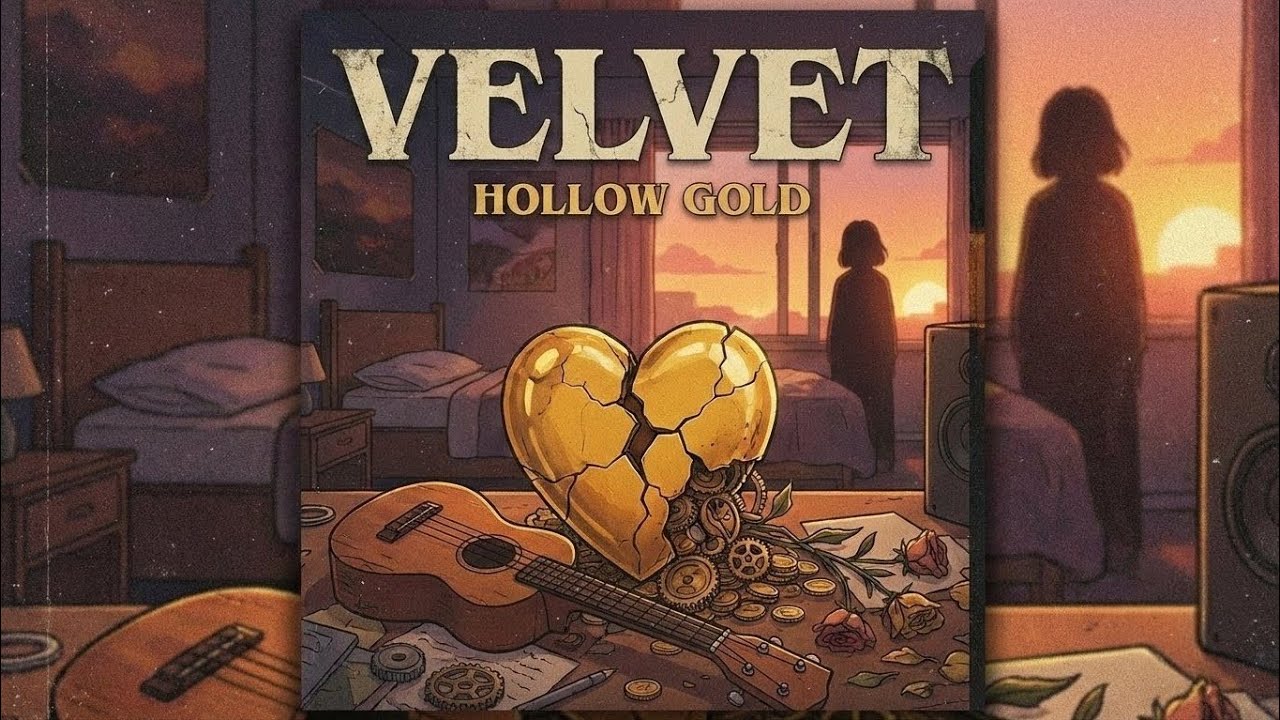 Velvet - Hollow Gold (Official Lyrics Video) | Lo-fi Ukulele Pop & Melodic Rap