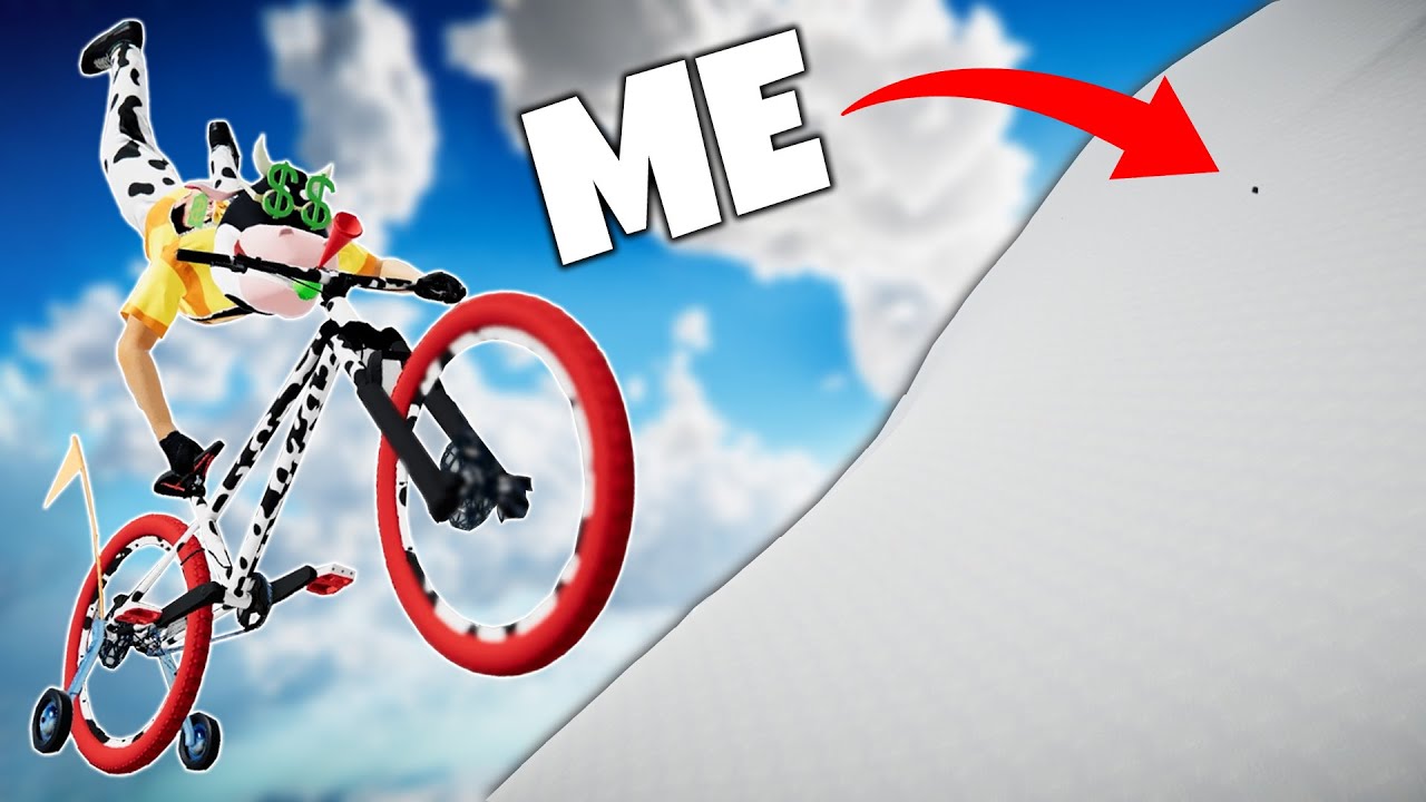 BIKING THE BIGGEST MOUNTAIN IN DESCENDERS!