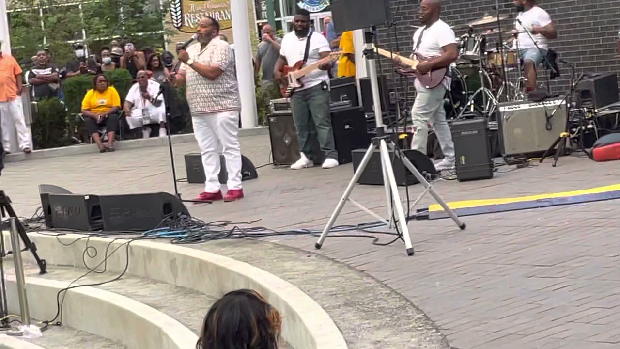 My view after I got kicked off stage after performing in Canton,Ohio for HBCU Hall of Fame weekend
