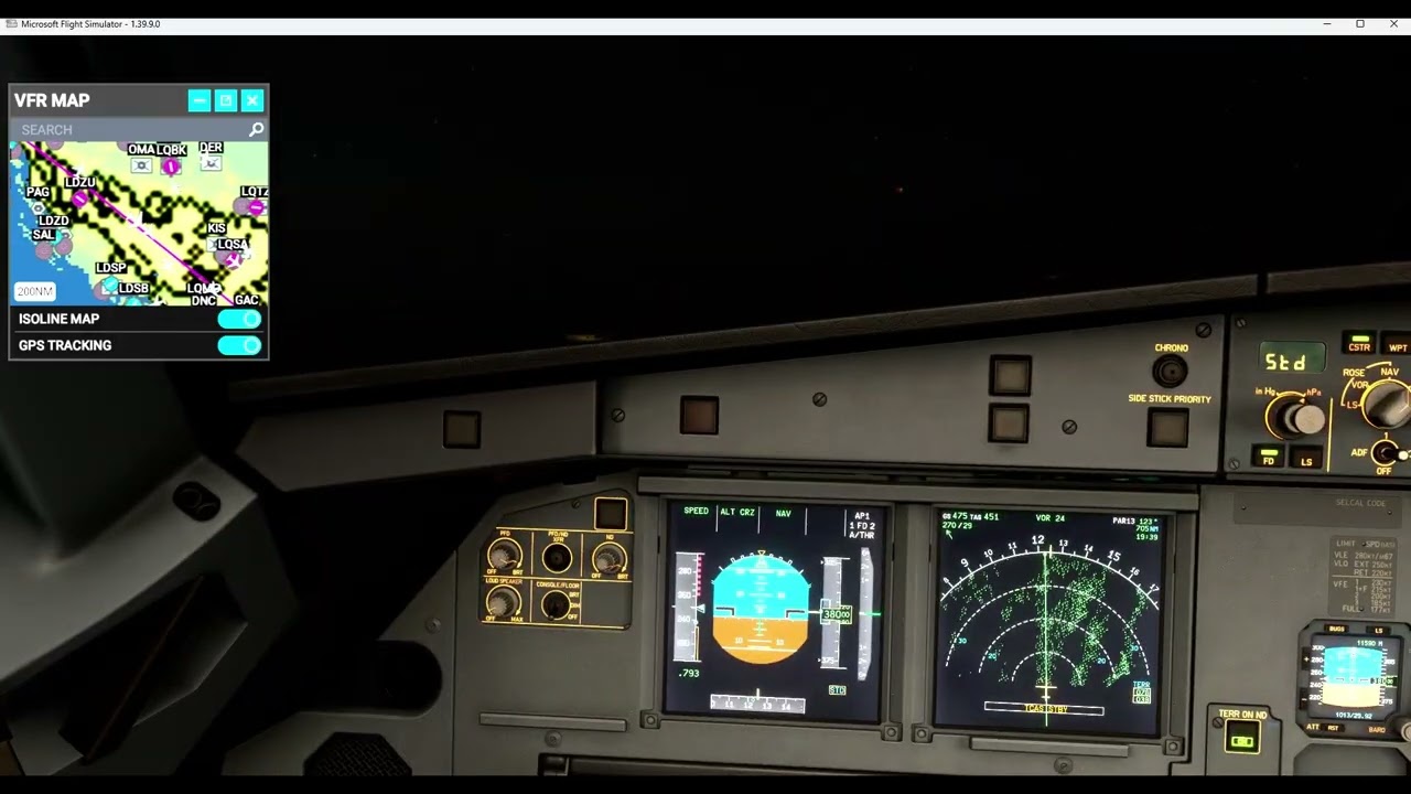 EGLL-LGRP BRITISH AIRWAYS AIRBUS A320NEO AUTOPILOT FAILURE MSFS