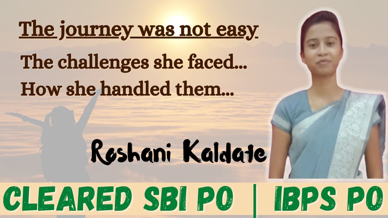 Challenges faced by Roshani | SBI PO | IBPS PO