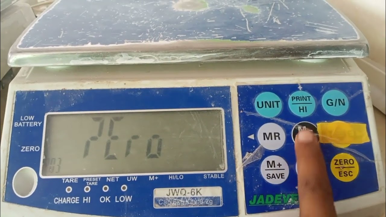 Weight Scale JWQ-6k Jadever |ডিজিটাল স্কেলে ওজন সঠিক দেয়না