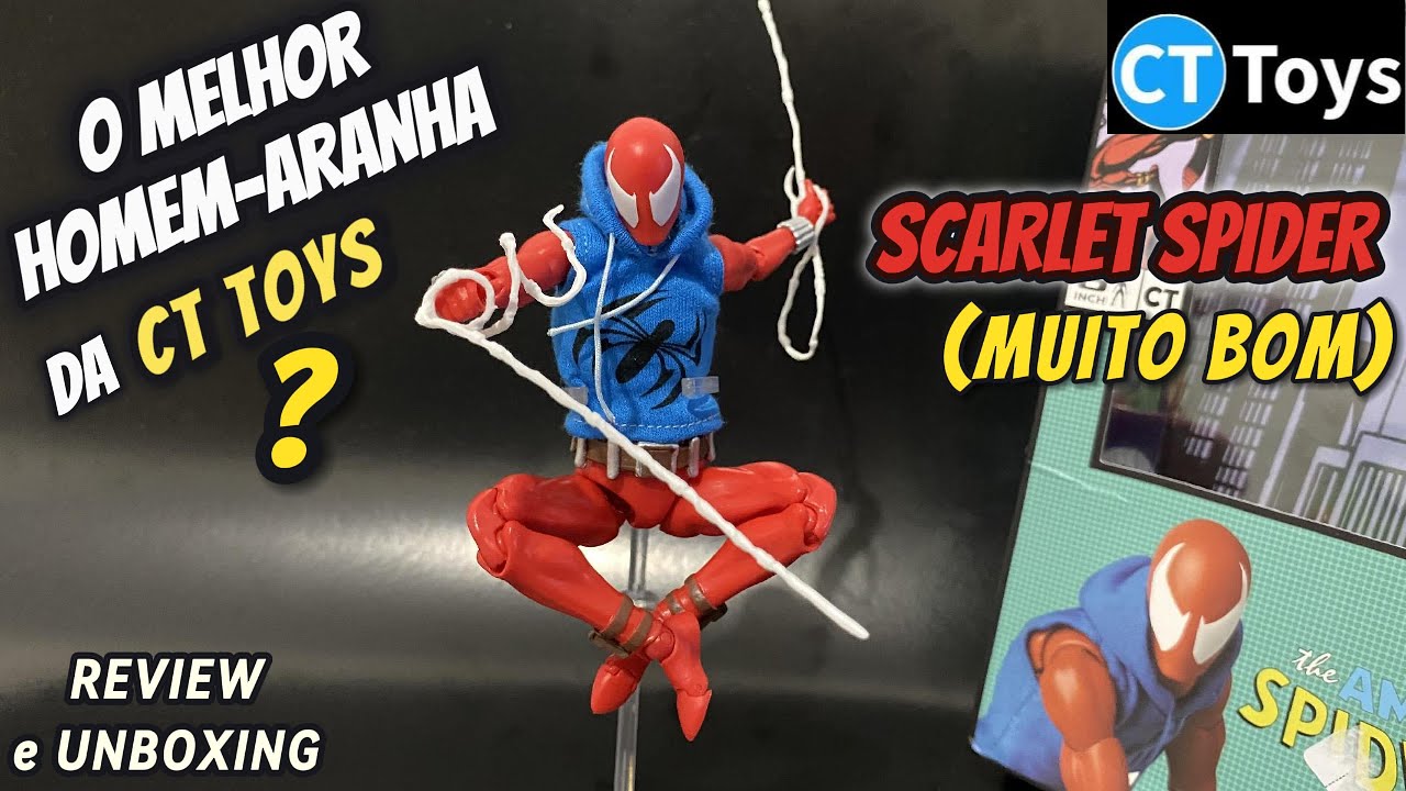 Que Figura ABSURDA meus amigos!!! - Scarlet Spider CT Toys
