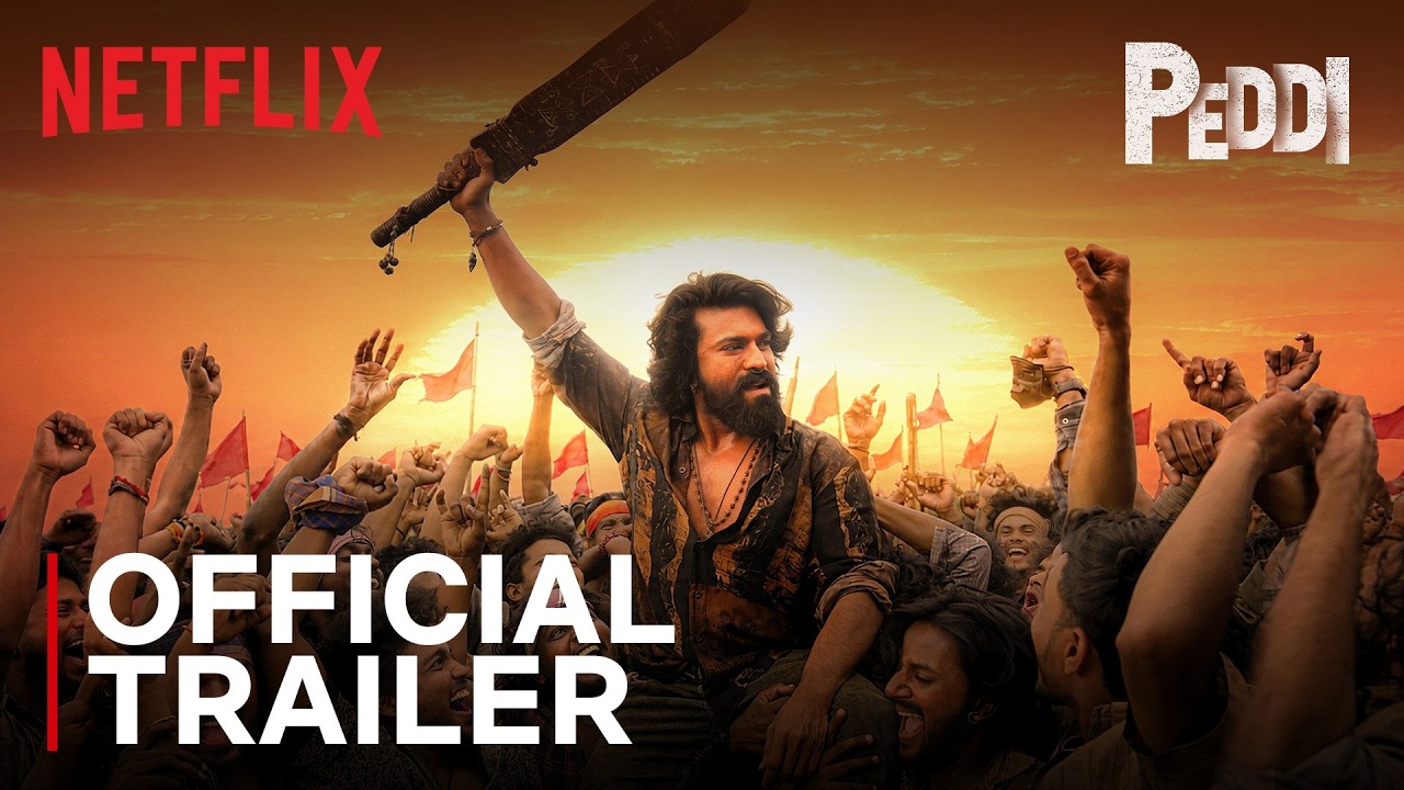 Peddi | Official Trailer | Ram Charan | Janhvi Kapoor | Buchi Babu Sana | Netflix India