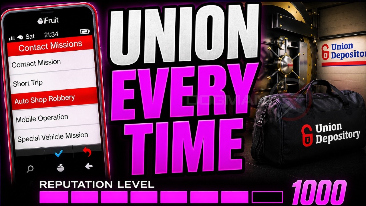 UNION DEPOSITORY EVERY TIME in GTA Online 