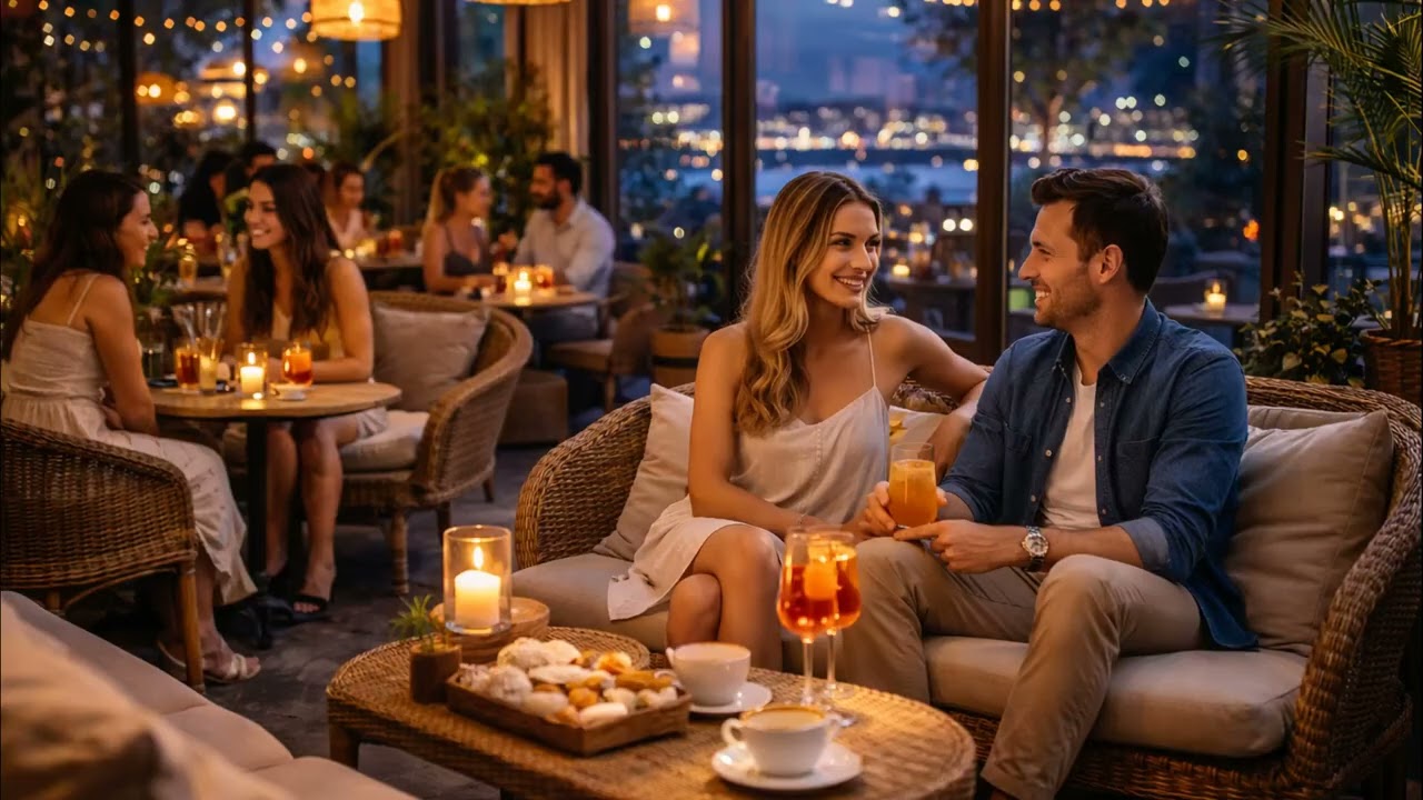 Lounge Coffee Shop with Smooth Bossa Nova Jazz ☕ Positive Jazz for Relax Good Mood /№2 #jazzfanclubs