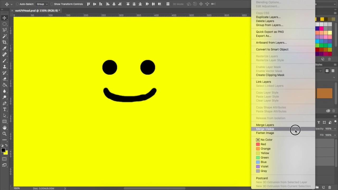 DET 320 - LEGO Character pt 2: head UV Unwrap/texture - Advanced 3D Modeling with Maya 2016 Ex2