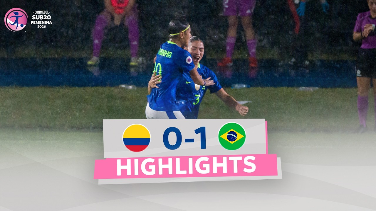 COLOMBIA vs. BRASIL [0-1] | RESUMEN | CONMEBOL SUB20 FEMENINA 2026 | FASE FINAL