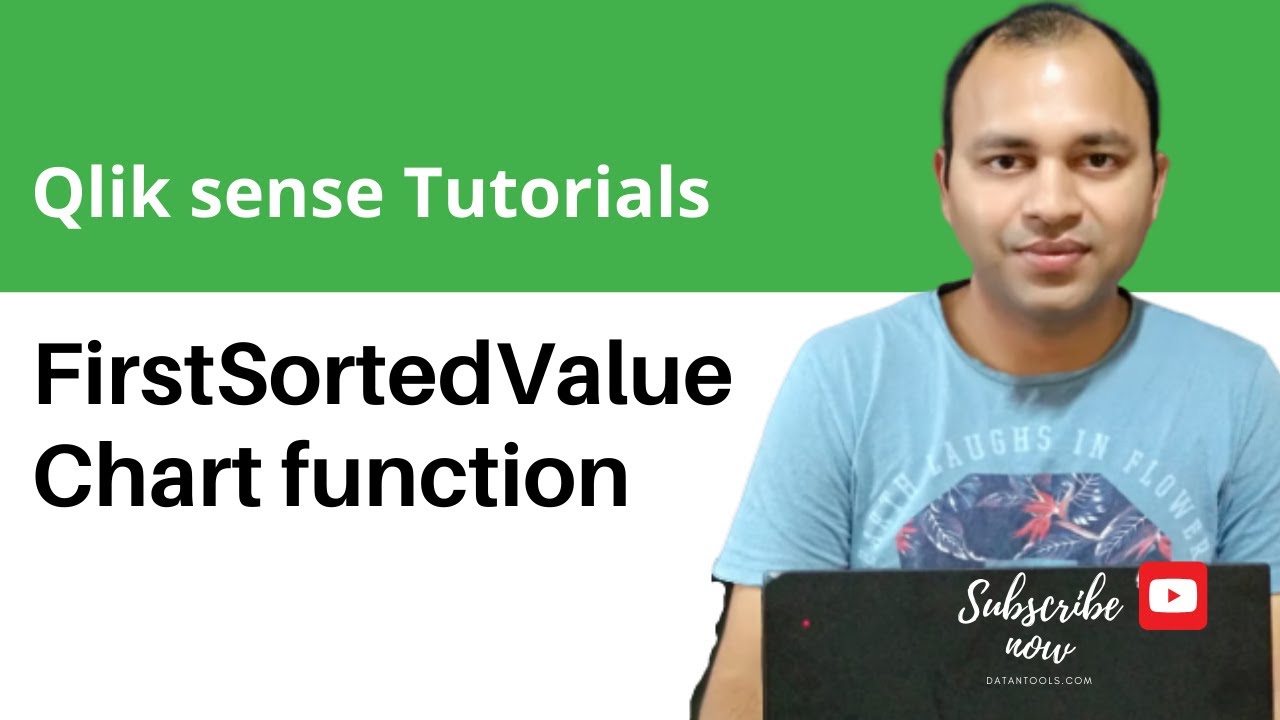 Qlik Sense Tutorial | Qlik Sense Script and Chart Function - First Sorted Value