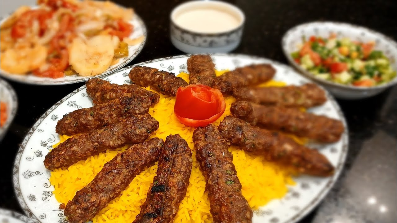 طريقه عمل كفته كباب 🥩 بالخضار 🥗
