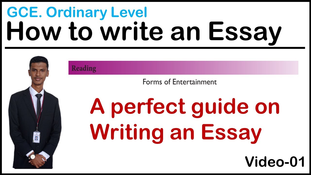 How to write essay ǀ OL Test-16 ǀ Video-1 ǀ Tamil Explanation ǀ in Tamil ǀ SL English Tamil