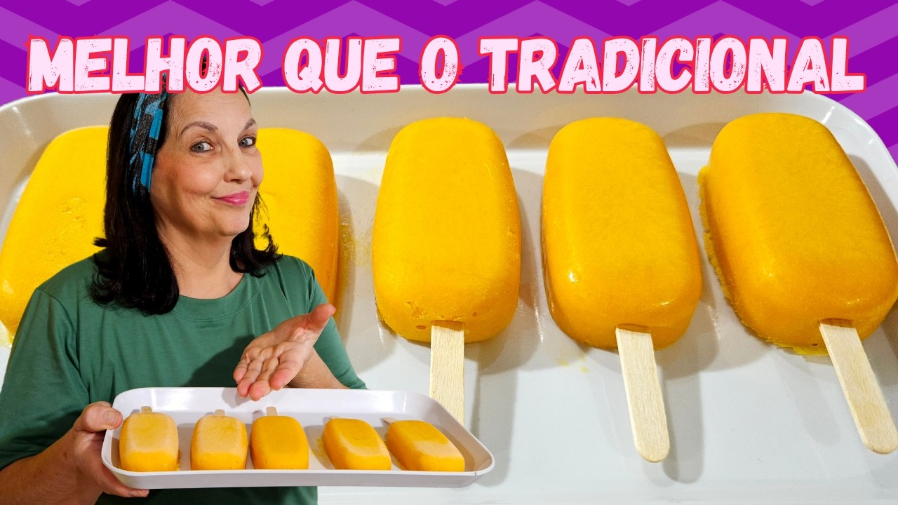 O MELHOR SORVETE DE FRUTAS DIET E SEM LACTOSE PARA SUPORTAR O CALOR! SÓ 2 INGREDIENTES