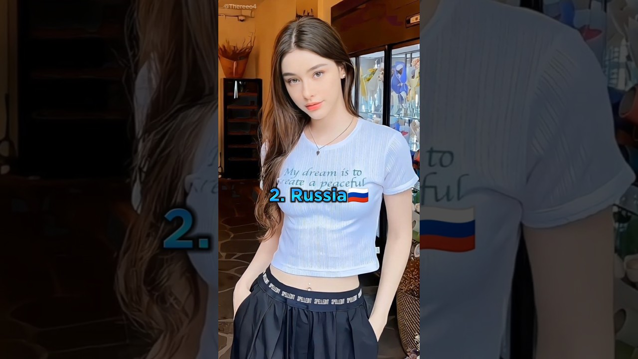 🥰💜 Top 10 Most Different Countries Beautiful Girl 2025 #shorts #beautiful #girl#different #countries