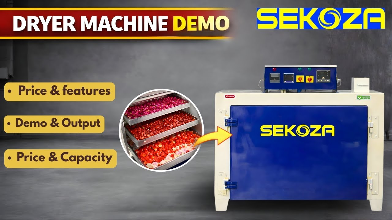 Multipurpose Dryer machine | Vegetable Dryer | Fruit Dryer | Sekoza