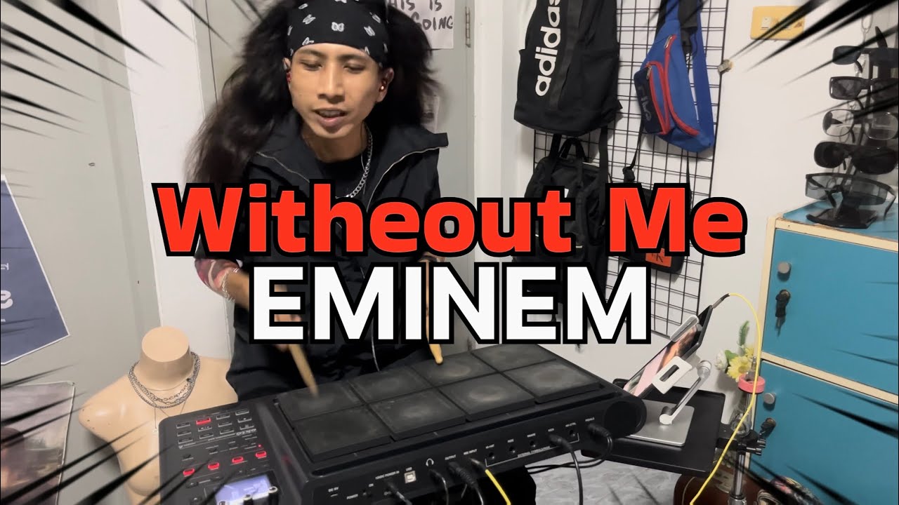 Witheout Me EMINEM DrumPad Cover 💲