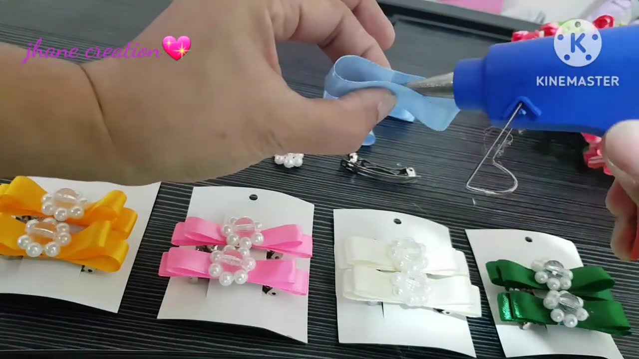 Hair clips || Easy to make (Tutorial)