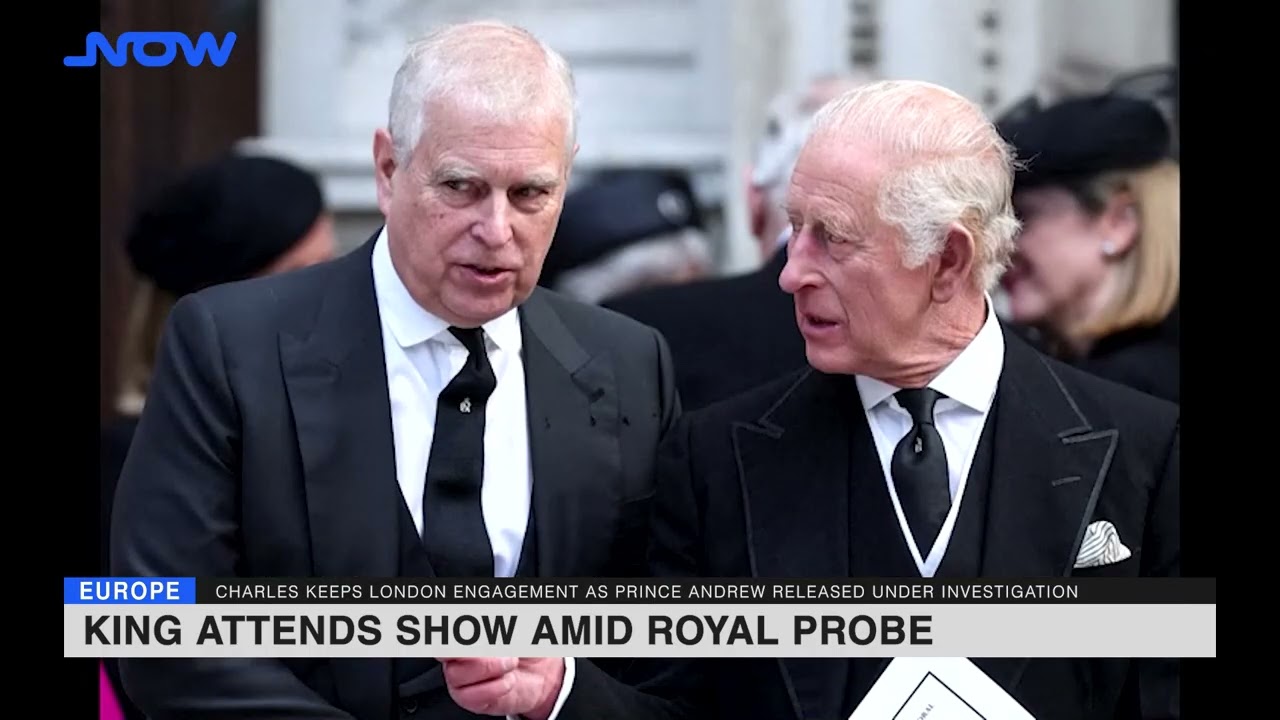 King attends show amid royal probe