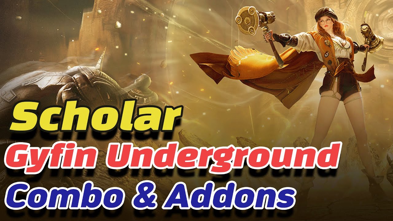 [BDO] Scholar Infinite Combo & Addons Gyfin Underground 스칼라 무한 콤보 특화 가이핀 지하