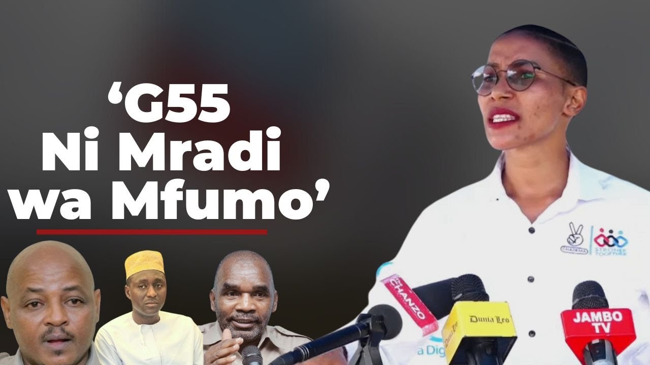 Wanawake BAWACHA Waliomuunga Mbowe, Wawapinga G55: 'Hawa Watu ni Waongo, Ni Mradi-Kandarasi'