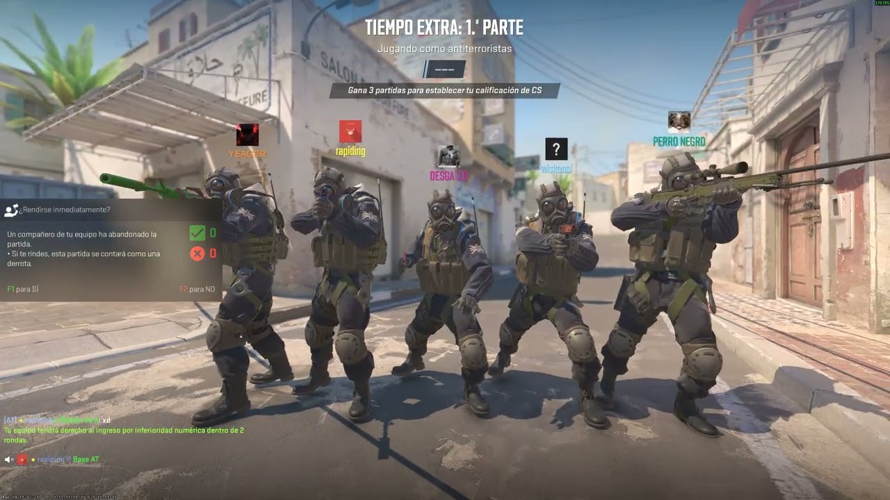 Peruanos, chilenos y argentinos en Counter strike 2