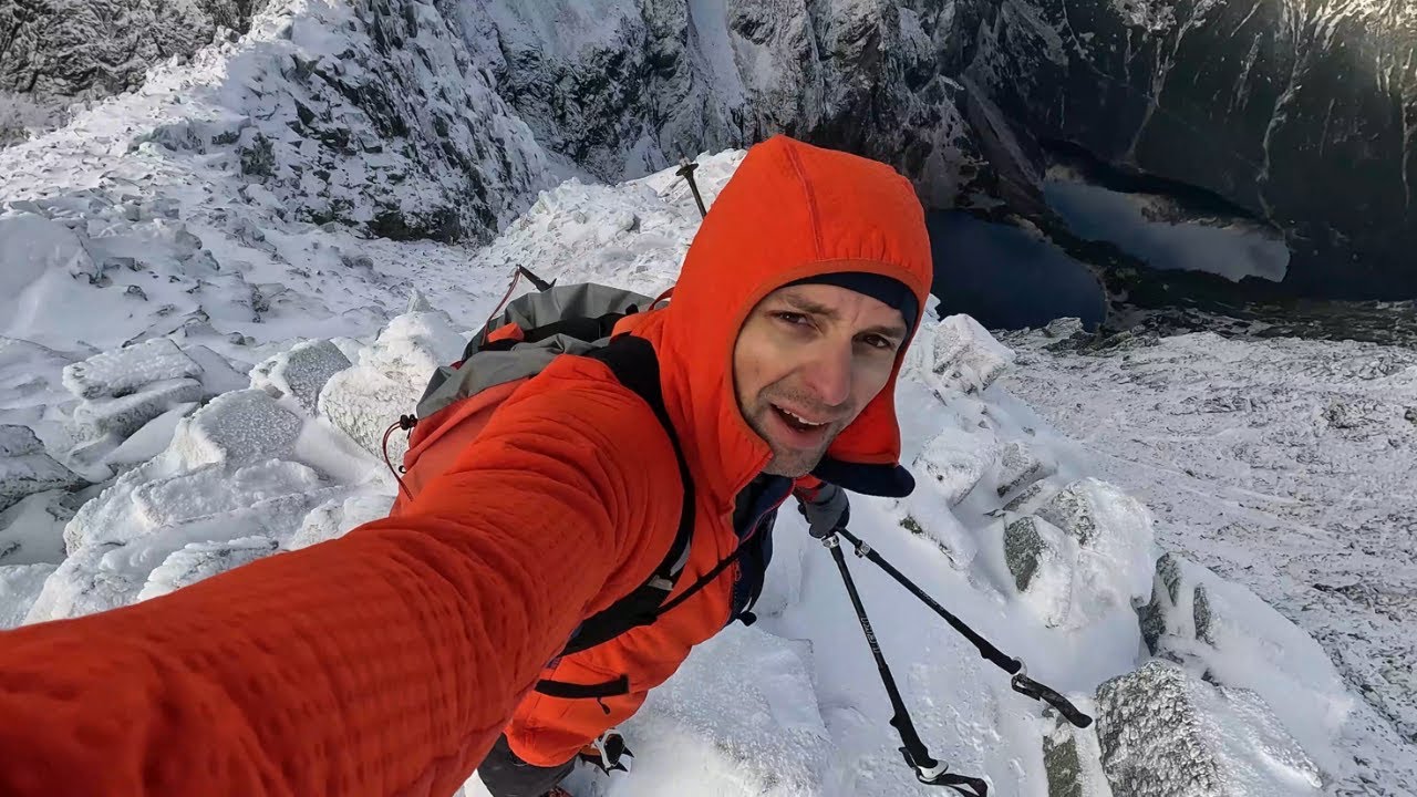 Bei winterlichen Verhältnissen auf den Kriváň 2494m und Rysy 2499m | Hohe Tatra