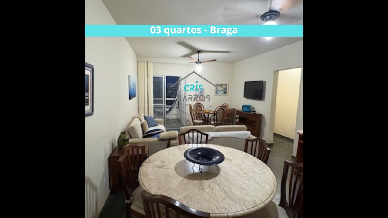 Apartamento de 03 quartos  à venda , Amplo com Pequena Vista Mar | Cabo Frio- RJ