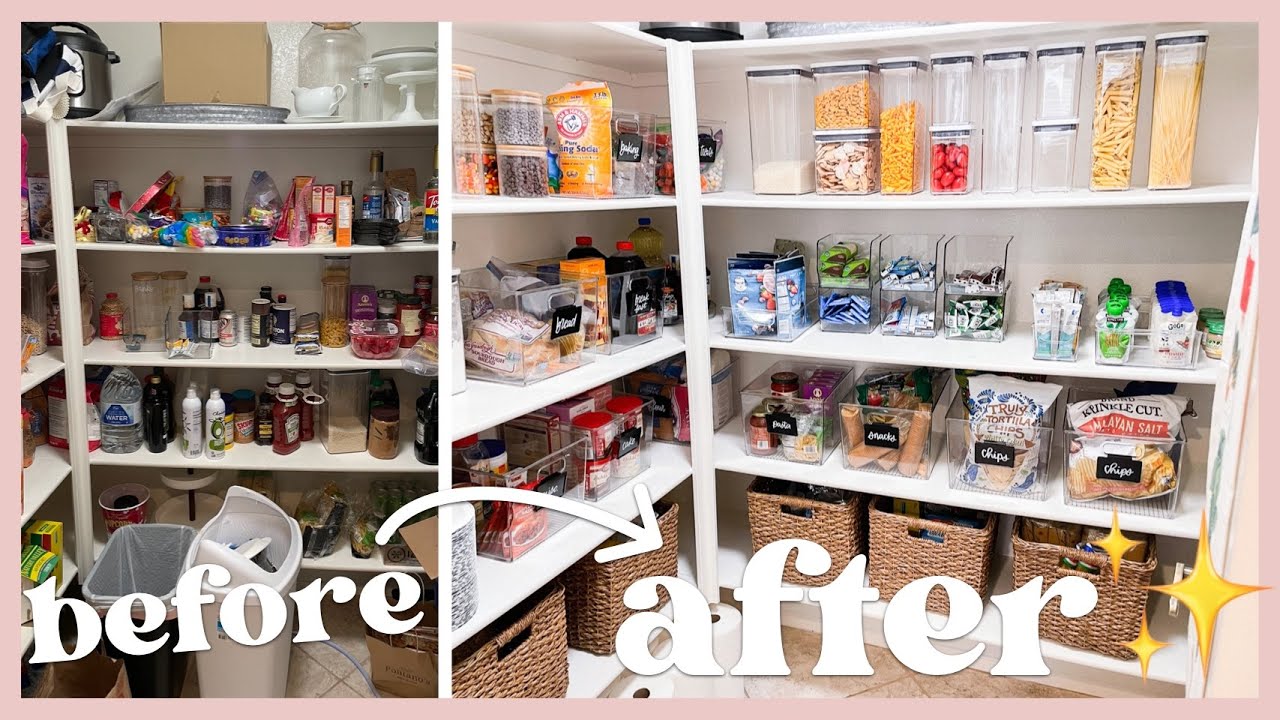 MAJOR PANTRY ORGANIZATION! (pinterest worthy pantry) || CROSSFAM VLOGS