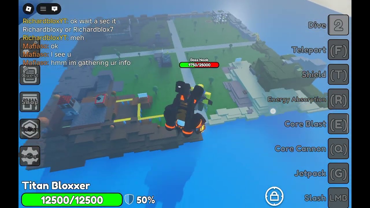 Testing titan bloxxer 