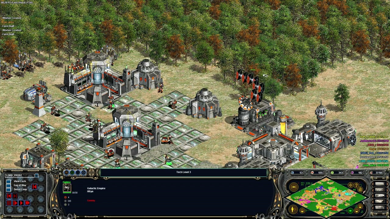 Rumble in the Forest - 4v4 - Star Wars Galactic Battlegrounds Clone Campaigns