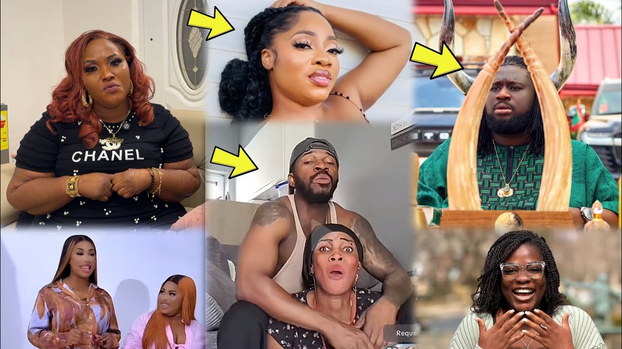 Ay3ka😂Moesah,Ajagurajah,Payola,Adwoa,Asantewaa,Gomez&SexyVidain Trouble Popular TikTok AK 47 Fires