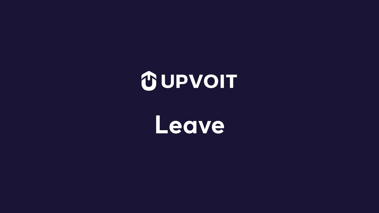 Upvoit Leave Management Module Explained | Apply, Approve & Manage Employee Leaves