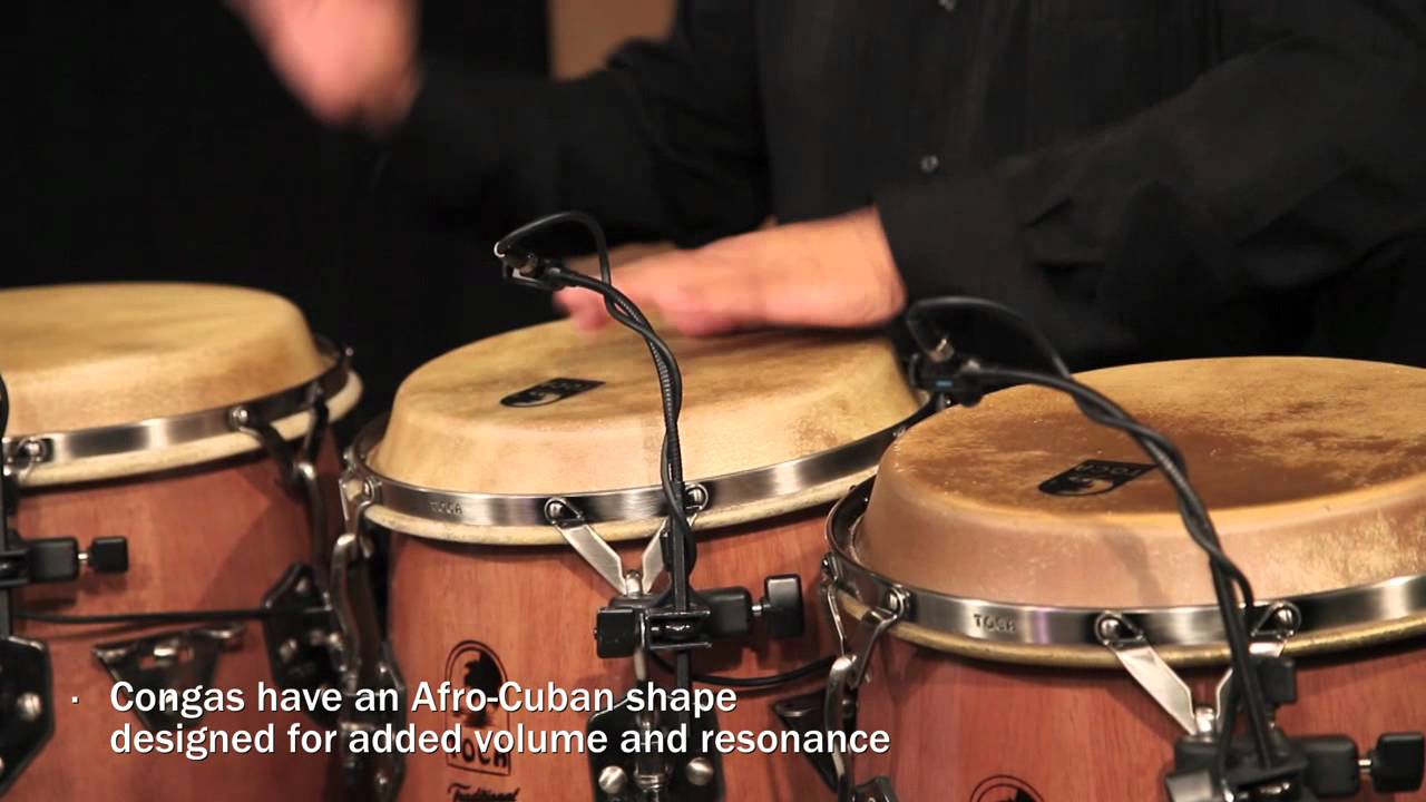 Georgie Padilla on the Toca Percussion Traditional Series Congas