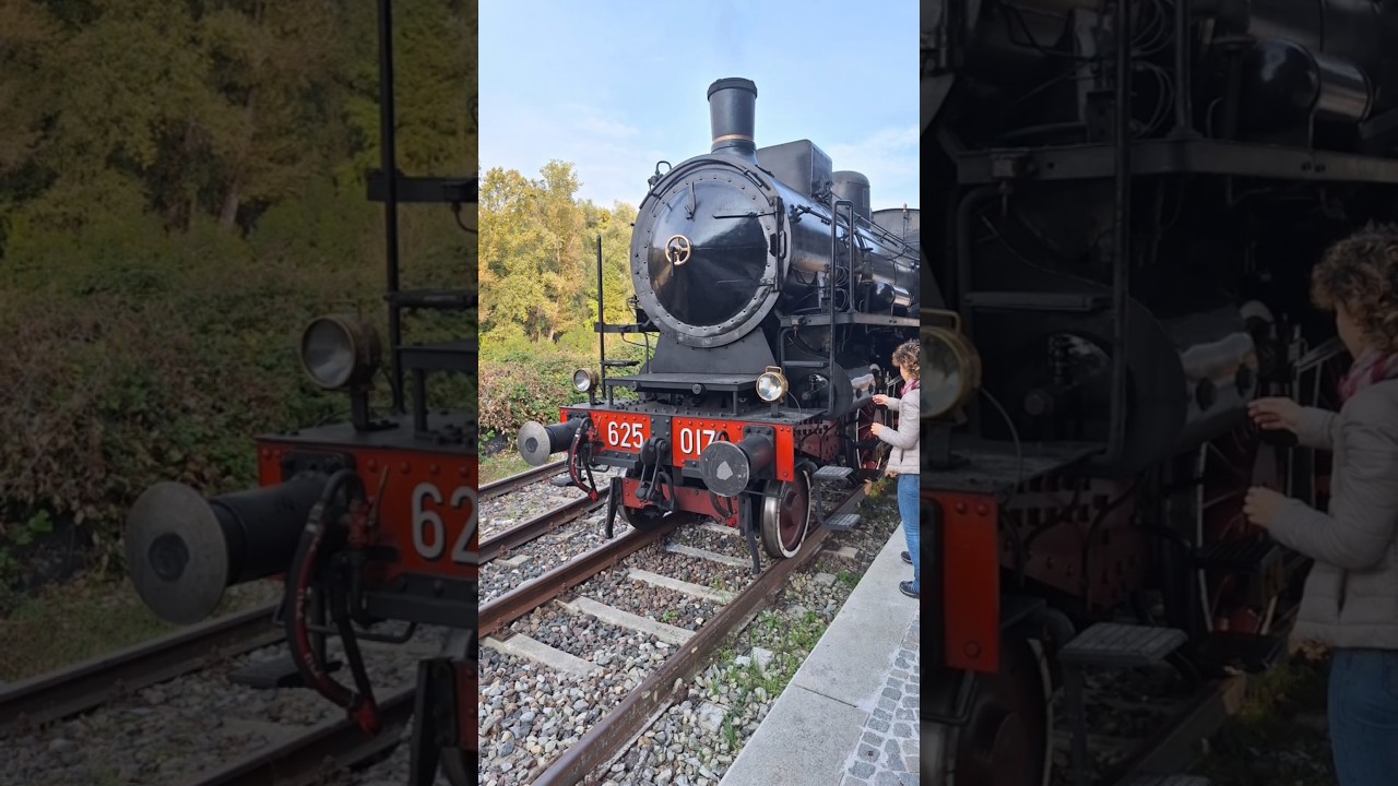 TRENO A VAPORE 625 017 PARATICO   SARNICO #modellismoferroviario #train