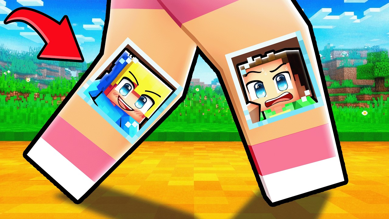Ukri und Billy bauen ein HAUS in Lea's BEINEN in Minecraft!