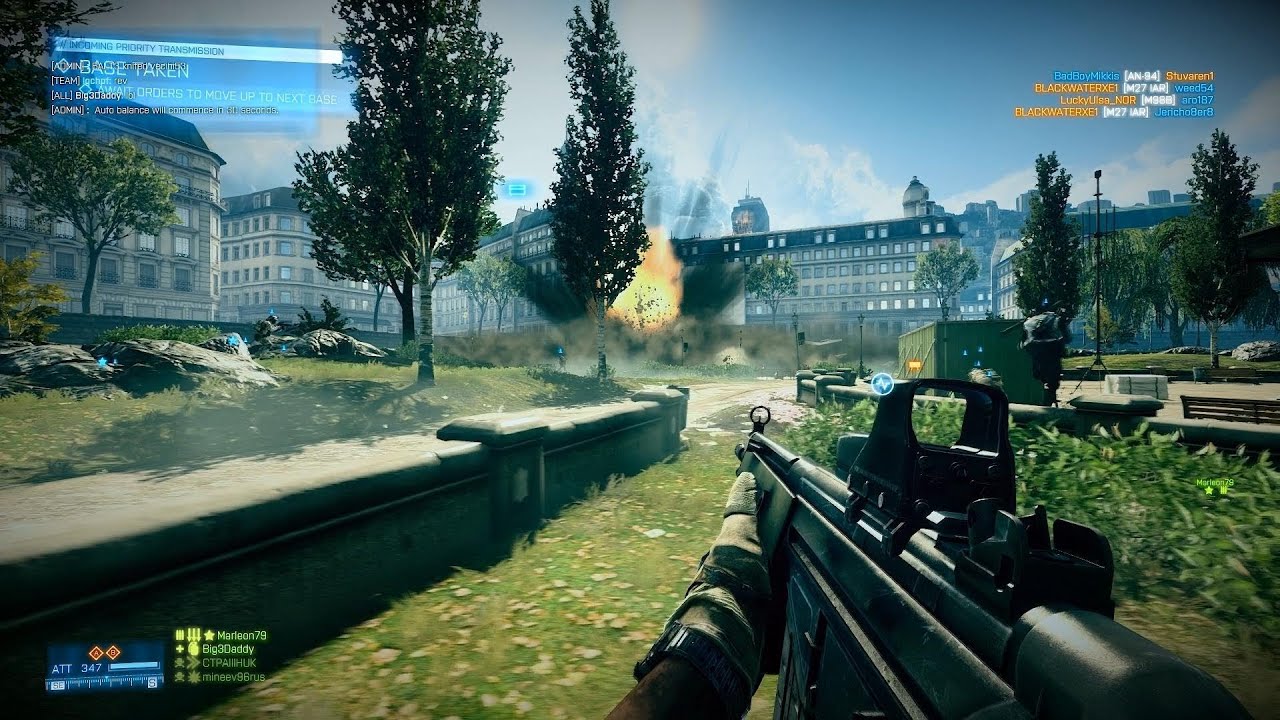 Battlefield 3 Multiplayer: Rush Attack on Operation Metro (K/D=29-5) (PC, Ultra, 1080p) GTX 680