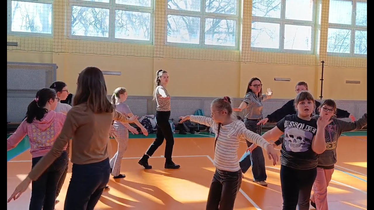 Trening taneczny w ZPSWR w Wodzisławiu Śląskim