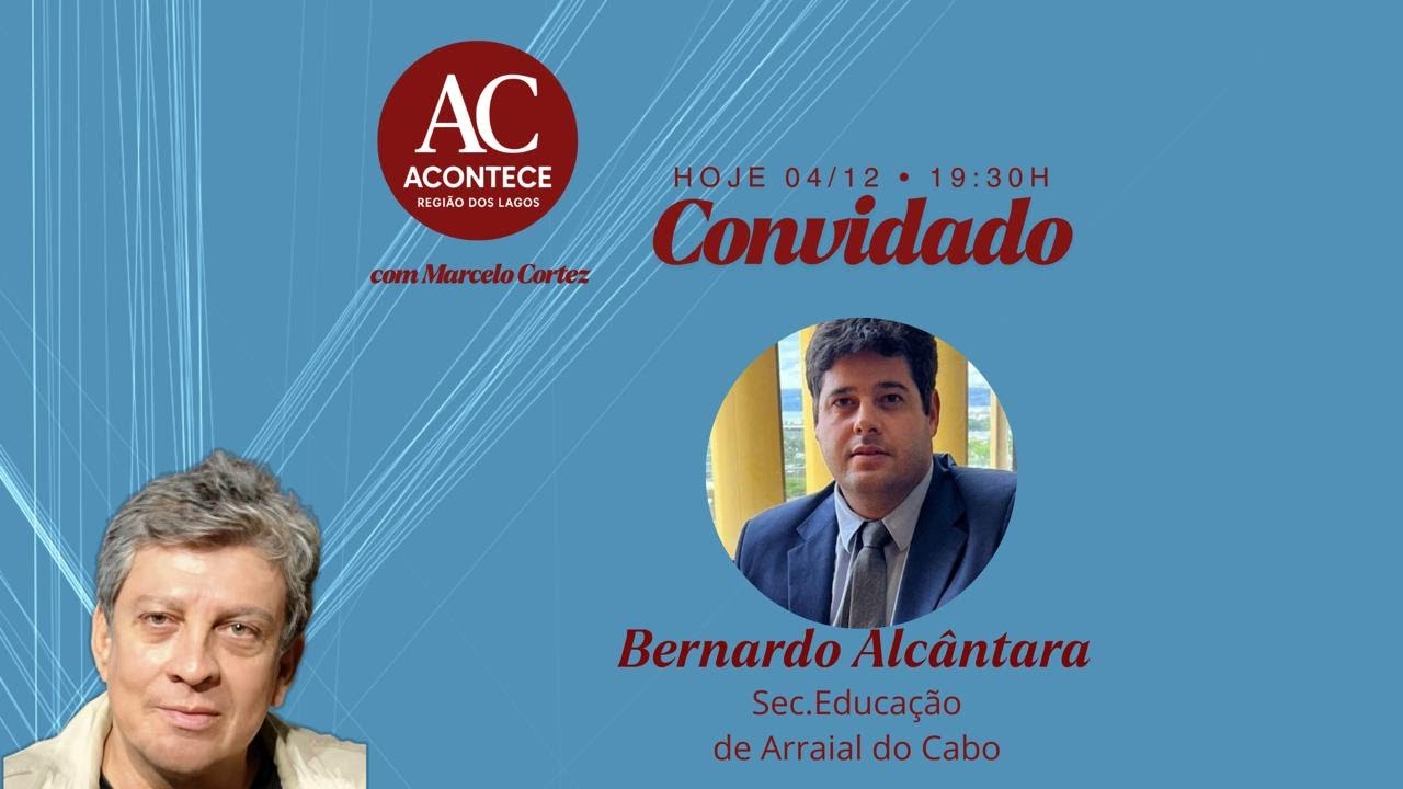Acontece com Marcelo Cortez: Entrevista com Bernardo Alcântara- 04/12/2025