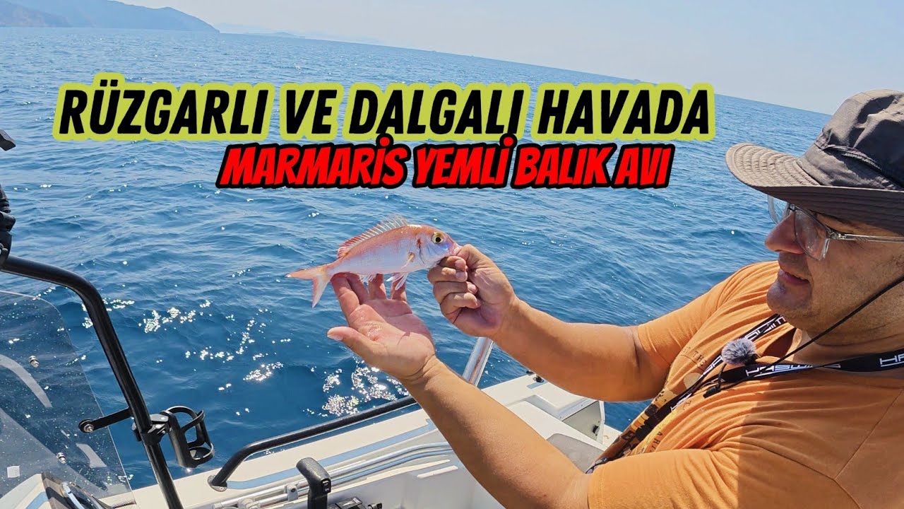 Marmaris yemli balık avı. İki saatte 2.5 kg balık yakaladım. #tekne #fishing #amt165r