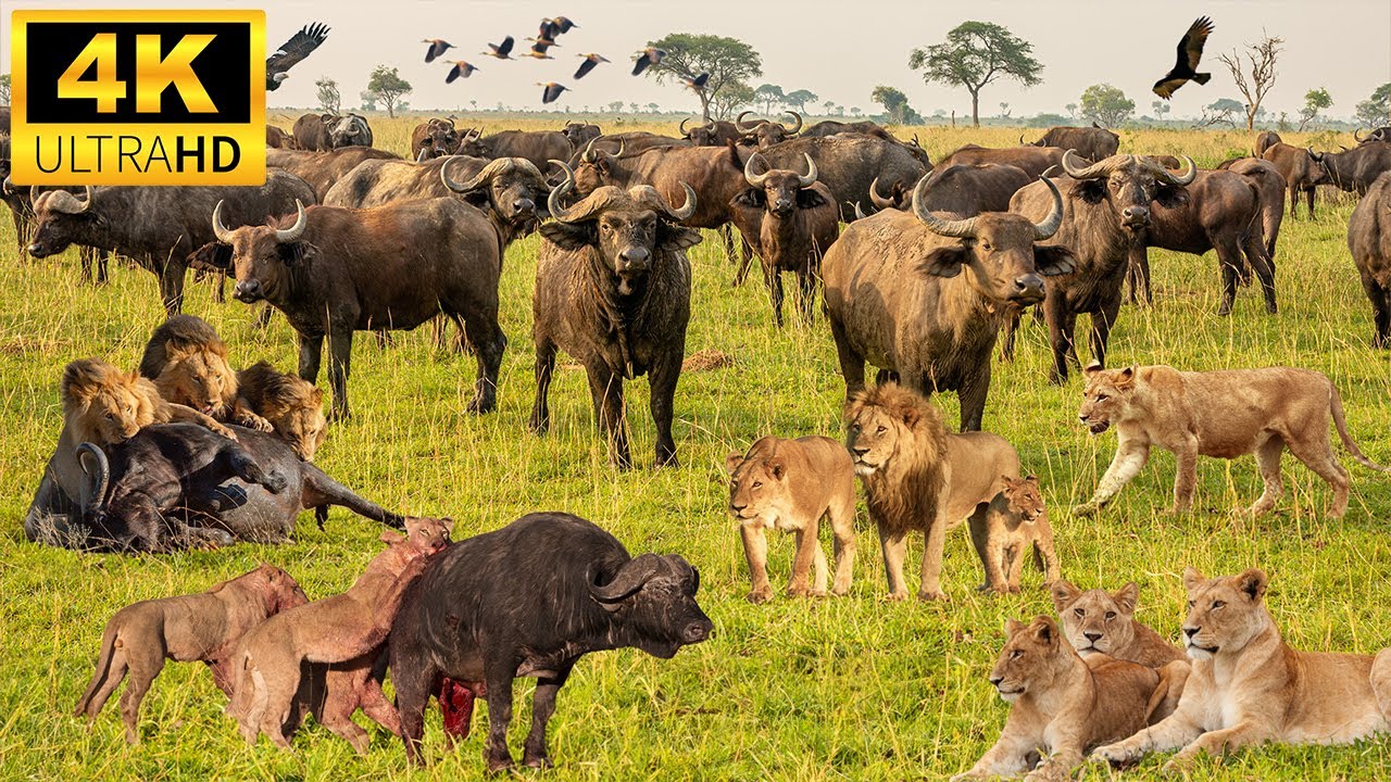 Дикая природа Африки в 4K: Национальный парк Абердэр, Кения – живописный фильм о дикой природе