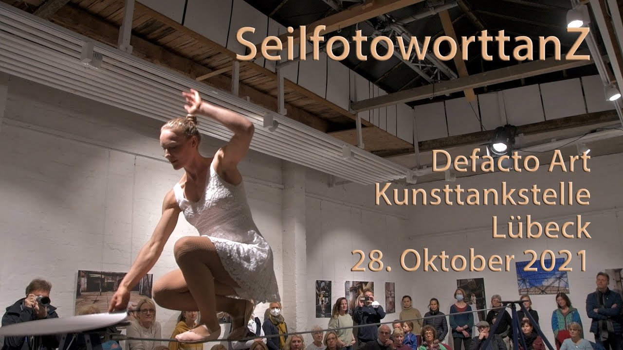 SeilfotoworttanZ, Kunsttankstelle Lübeck,  Defacto Art am 28. Oktober 2021