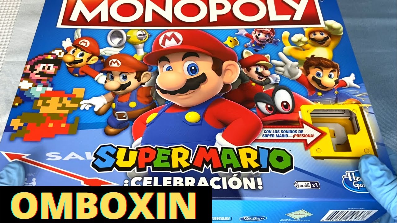 🥳Monopoly SUPER MARIO CELEBRATION Unboxing😱[SUPER MARIO CELEBRACIÓN]🎁Edición 35° ANIVERSARIO🎊
