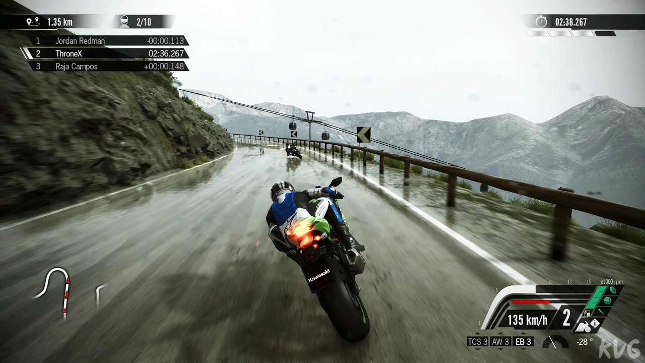 RiMS Racing - Rainy Gameplay (PC UHD) [4K60FPS]