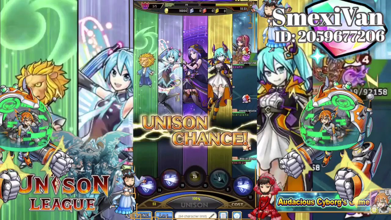 Unison League: 1 gem run Audacious Cyborg 60ap  Music 🔥Electro Bass Boosted  of Popular Songs 2017