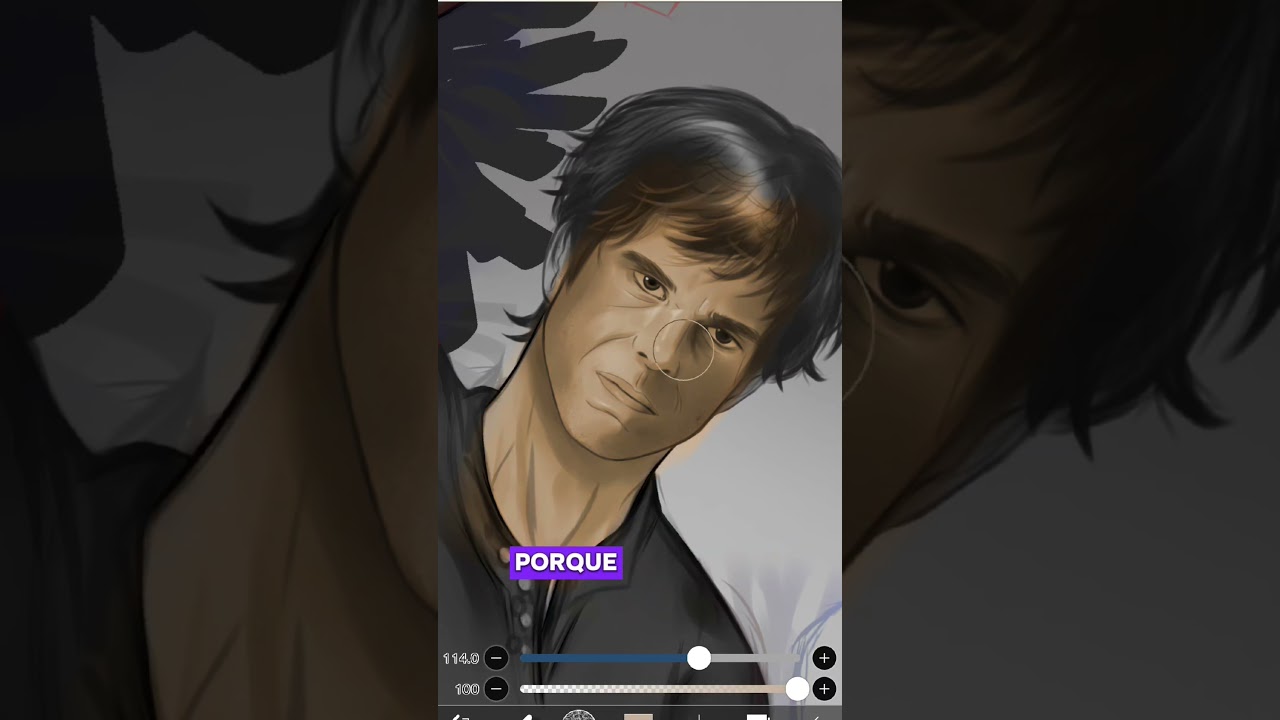 tutorial de grayscale #speedpaint #ibispaintx #art #drawing #digitalart #artwork #dexter #greyscale