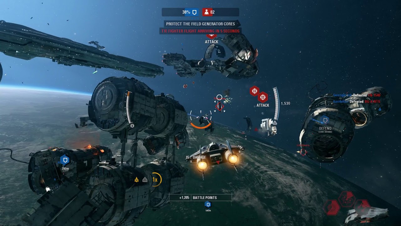 Star Wars Battlefront II: Starfighter Assault #38* (Resistance) [1080 HD]